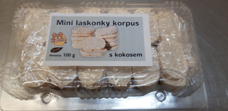 BL Minilaskonky s kokosem korpus 100 g