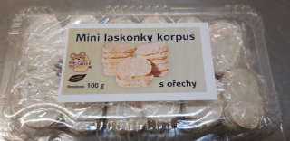 BL Minilaskonky s ořechy korpus 100 g