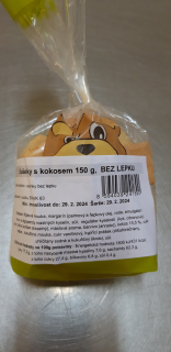 Sušenky s kokosem 150 g BL