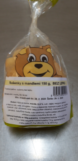 Sušenky s mandlemi 150 g BL